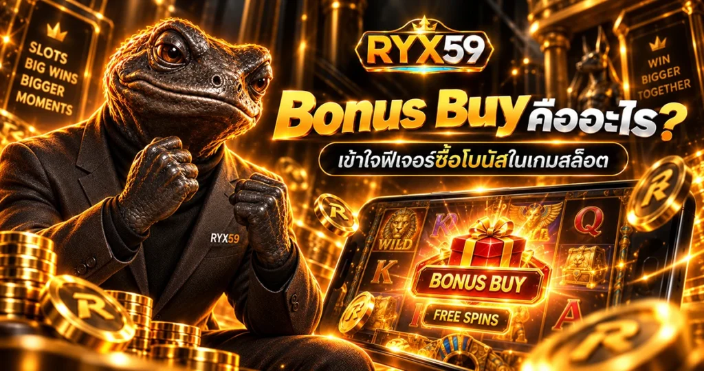 Bonus Buy คืออะไร เข้าใจฟีเจอร์ซื้อโบนัสในเกมสล็อต
