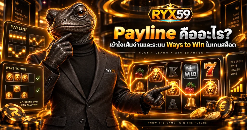 Payline คืออะไร เข้าใจเส้นจ่ายและระบบ Ways to Win ในเกมสล็อต