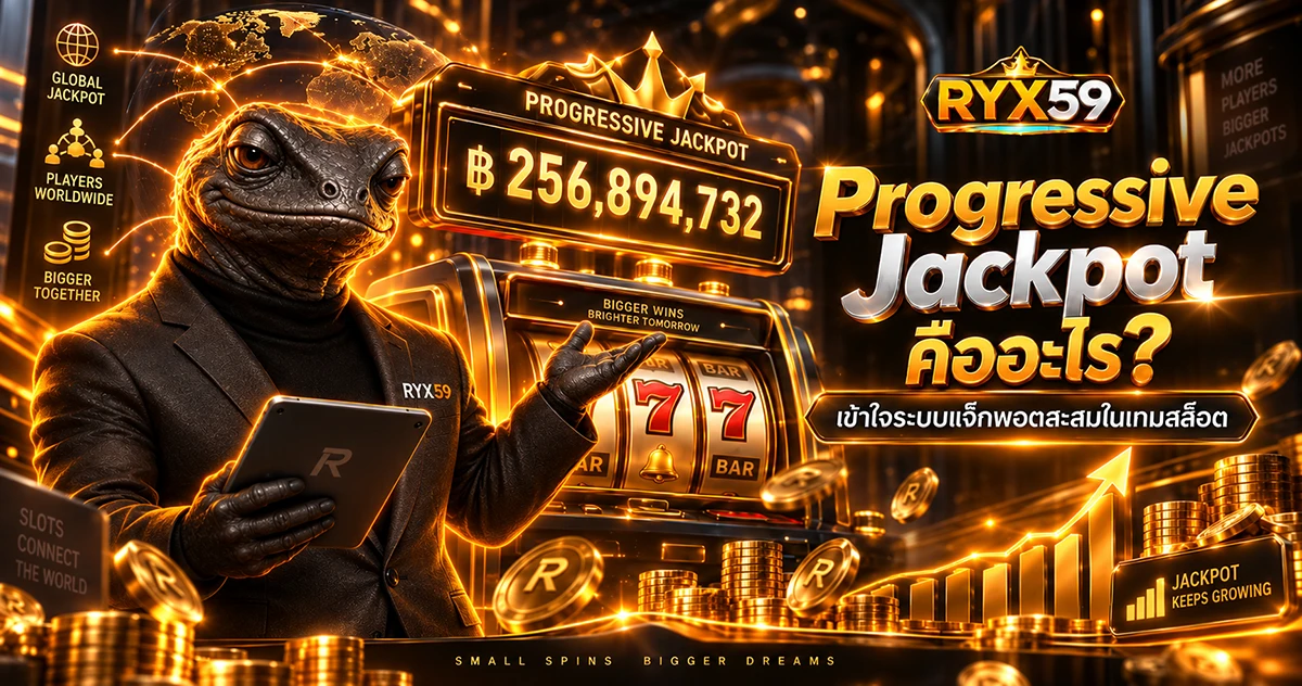 Progressive Jackpot คืออะไร เข้าใจระบบแจ็กพอตสะสมในเกมสล็อต