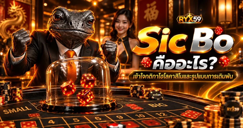 Sic Bo คืออะไร เข้าใจกติกาไฮโลคาสิโนและรูปแบบการเดิมพัน