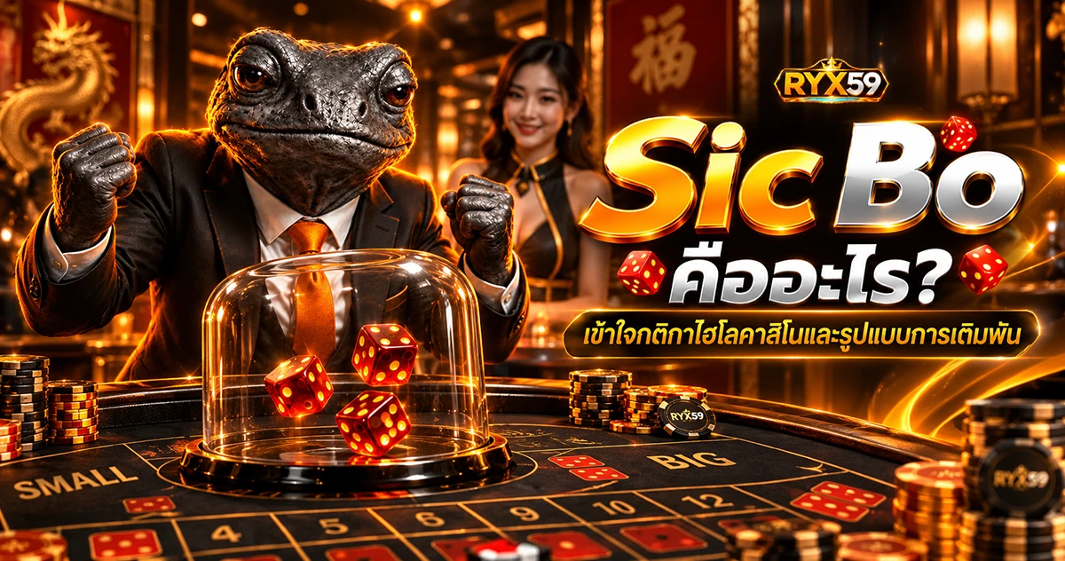 Sic Bo คืออะไร เข้าใจกติกาไฮโลคาสิโนและรูปแบบการเดิมพัน