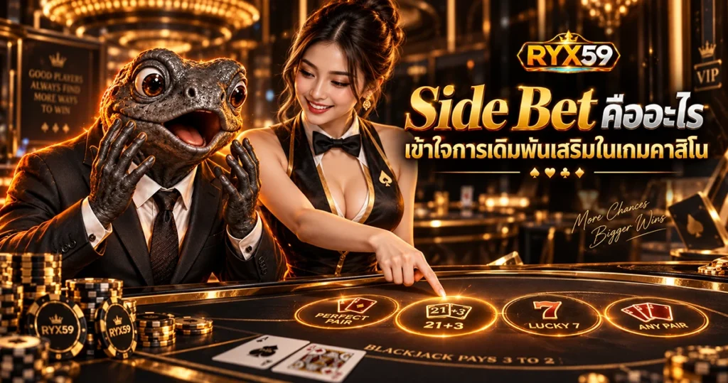 Side Bet คืออะไร เข้าใจการเดิมพันเสริมในเกมคาสิโน