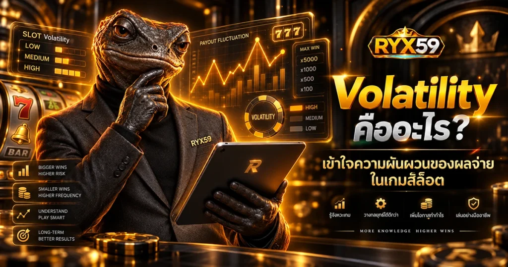 Volatility คืออะไร เข้าใจความผันผวนของผลจ่ายในเกมสล็อต