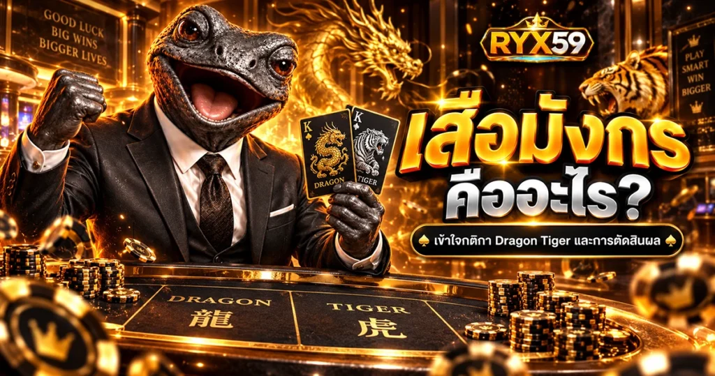 เสือมังกร คืออะไร เข้าใจกติกา Dragon Tiger และการตัดสินผล