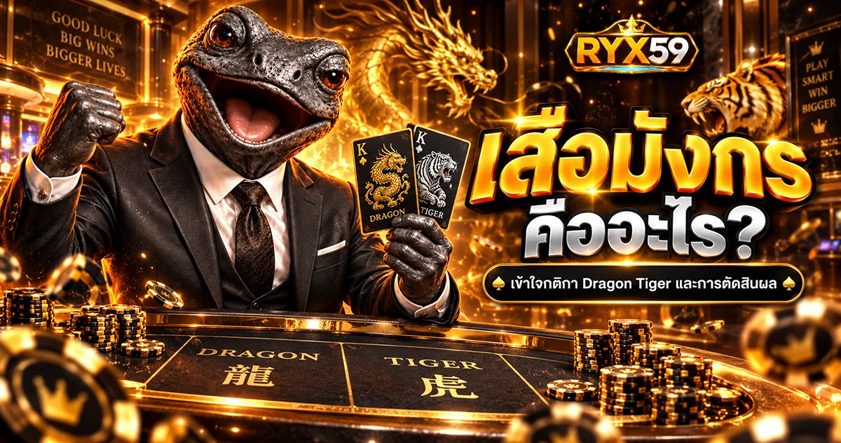 เสือมังกร คืออะไร เข้าใจกติกา Dragon Tiger และการตัดสินผล