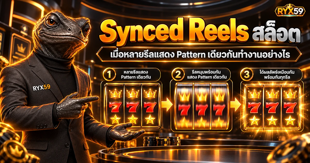 Synced Reels สล็อต เมื่อหลายรีลแสดง Pattern เดียวกันทำงานอย่างไร