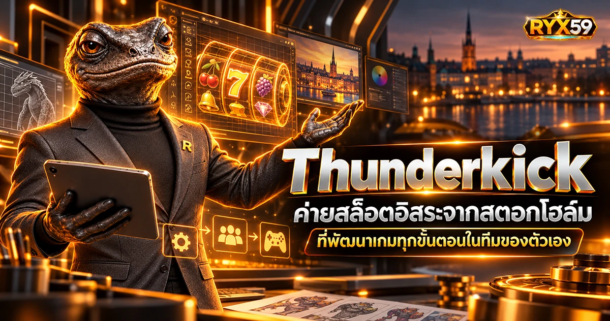 Thunderkick ค่ายสล็อตอิสระจากสตอกโฮล์มที่พัฒนาเกมทุกขั้นตอนในทีมของตัวเอง