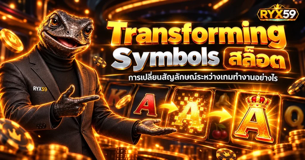 Transforming Symbols สล็อต การเปลี่ยนสัญลักษณ์ระหว่างเกมทำงานอย่างไร
