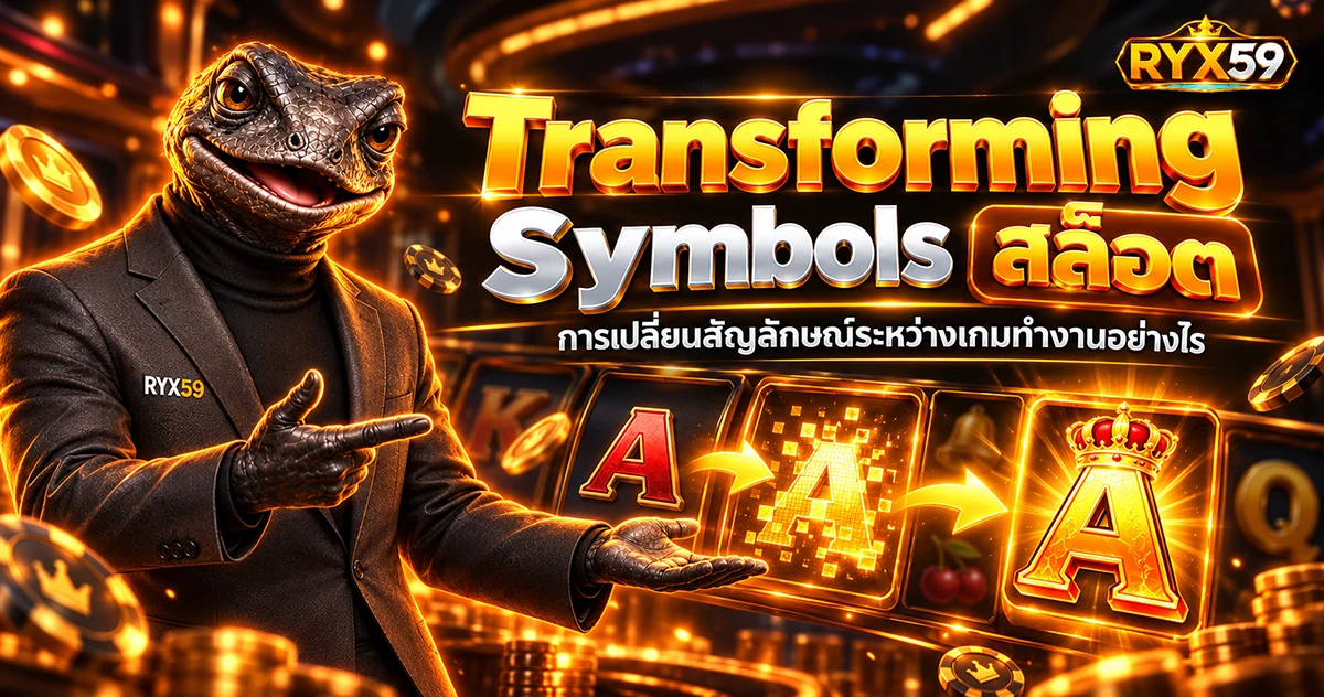 Transforming Symbols สล็อต การเปลี่ยนสัญลักษณ์ระหว่างเกมทำงานอย่างไร