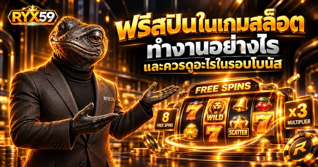 ฟรีสปินเกมสล็อต ทำงานอย่างไร และควรดูอะไรในรอบโบนัส
